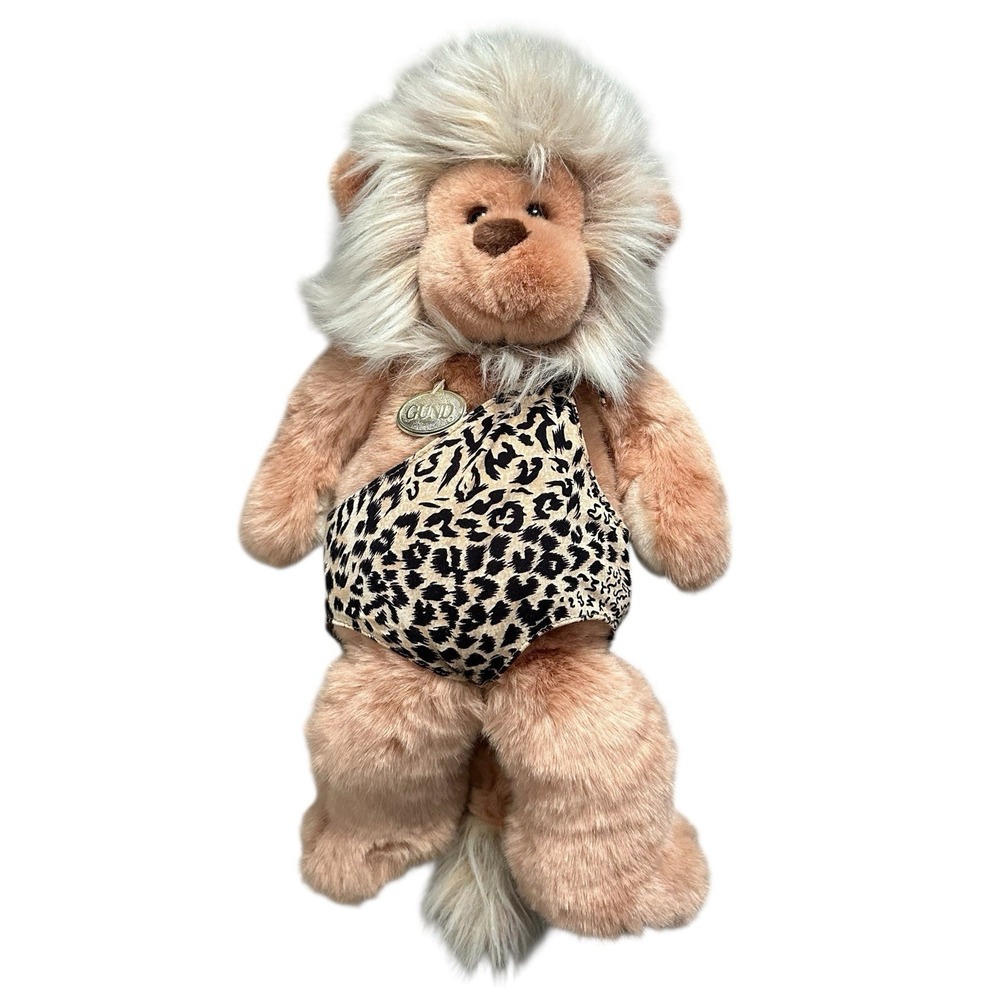 GUND TARZ Caveman Lion 17" Plush Stuffed Animal